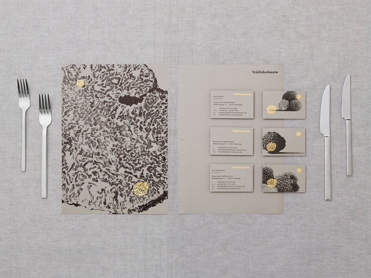 Tr&uuml;ffelschwein西餐廳品牌形象設(shè)計(jì)欣賞，餐廳品牌設(shè)計(jì)、餐飲品牌設(shè)計(jì)、餐廳品牌策劃、餐飲品牌策劃，深圳品牌設(shè)計(jì)，深圳品牌策劃，左右格局